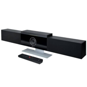 Poly Studio video conferencing soundbar in Dubai delivering high-quality audio and video for modern meeting rooms