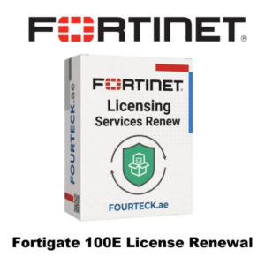 FortiGate 100E license in Dubai for enterprise firewall with advanced security subscription, real-time threat intelligence, and enhanced protection