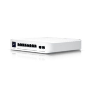 UniFi Enterprise 8 PoE switch with 2.5G ports and 10G uplink for high-performance networking in Dubai