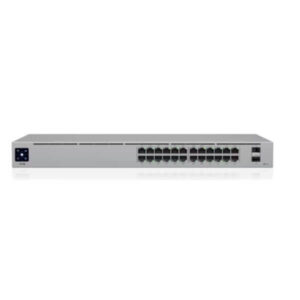 UniFi Standard 24 PoE switch for reliable Gigabit networking and PoE connectivity in Dubai