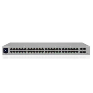 UniFi Standard 48 PoE switch for large-scale Gigabit networking and PoE connectivity in Dubai