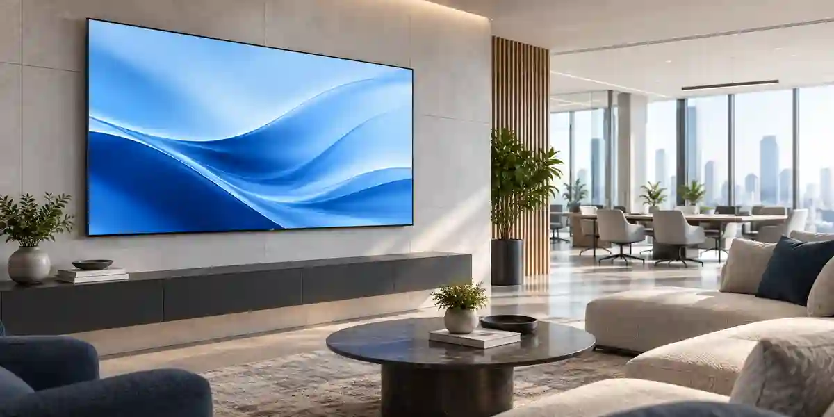 Samsung TV deployment example for office in Dubai